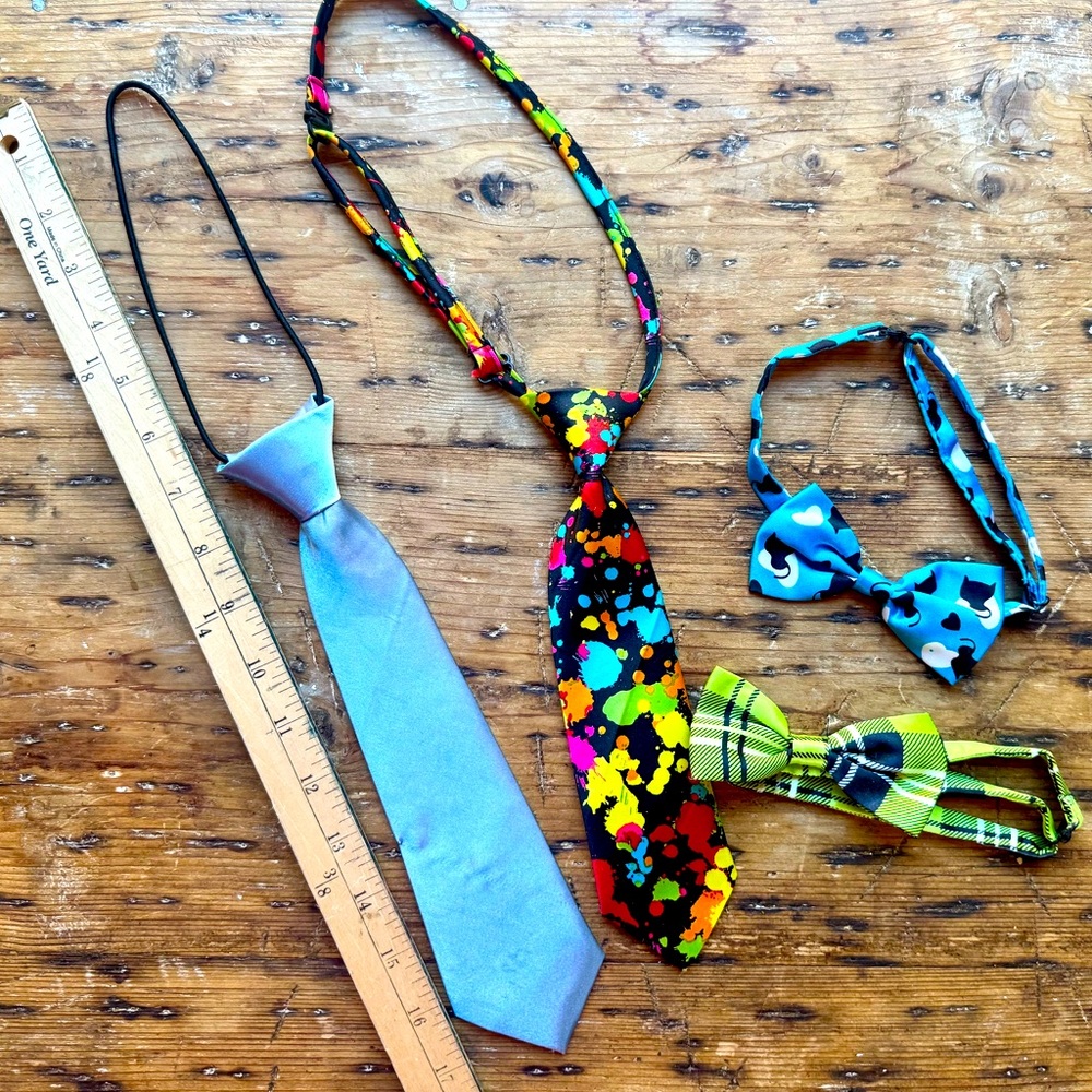 Bow Ties and Neckties for the Medium to Large Dapper Dog in Your Life 🐶❤️